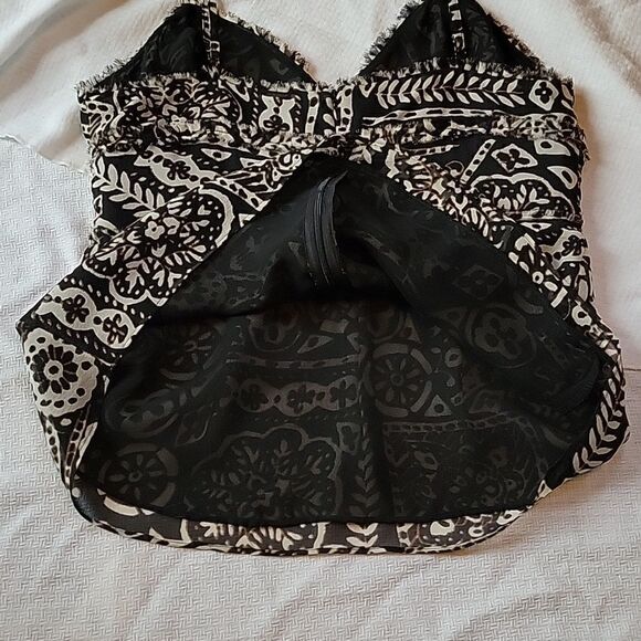 Express Design Studio Black Beige Sexy Camisole Tank Top Small Mint Condition - Picture 6 of 11